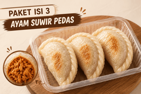 Paket Isi 3 Ayam Suwir Pedas